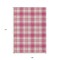 Edge Collections - 9' x 12' - Pink - Plaid Washable Area Rug for Indoor and Outdoor Use - 1 Piece